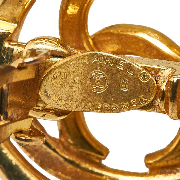 シャネル ココマーク ヴィンテージ イヤリング ゴールド メッキ レディース CHANEL 【中古】