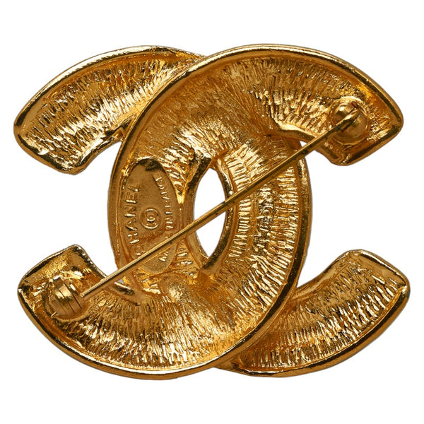 シャネル ココマーク マトラッセ ヴィンテージ ブローチ ゴールド メッキ レディース CHANEL 【中古】