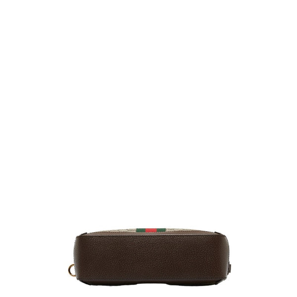 グッチ GGスプリーム オフィディア ハンドバッグ ショルダーバッグ 2WAY 550622 ベージュ ブラウン  PVC レザー レディース GUCCI 【中古】