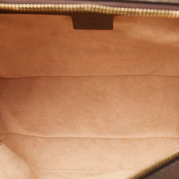 グッチ GGスプリーム オフィディア ハンドバッグ ショルダーバッグ 2WAY 550622 ベージュ ブラウン  PVC レザー レディース GUCCI 【中古】