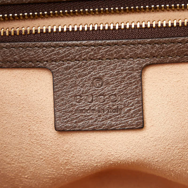 グッチ GGスプリーム オフィディア ハンドバッグ ショルダーバッグ 2WAY 550622 ベージュ ブラウン  PVC レザー レディース GUCCI 【中古】