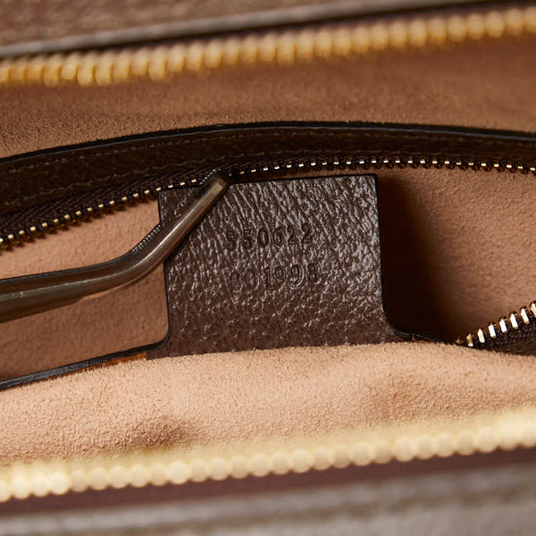 グッチ GGスプリーム オフィディア ハンドバッグ ショルダーバッグ 2WAY 550622 ベージュ ブラウン  PVC レザー レディース GUCCI 【中古】