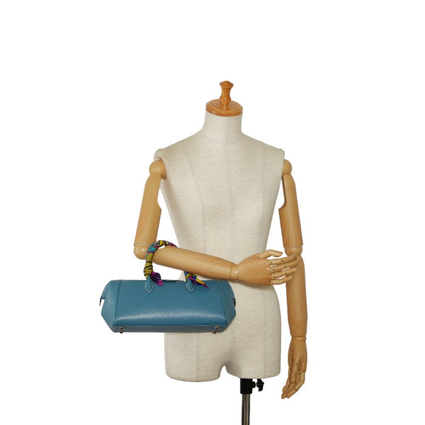 エルメス パリボンベイ ハンドバッグ ブルージーン ヴォーエプソン レディース HERMES 【中古】