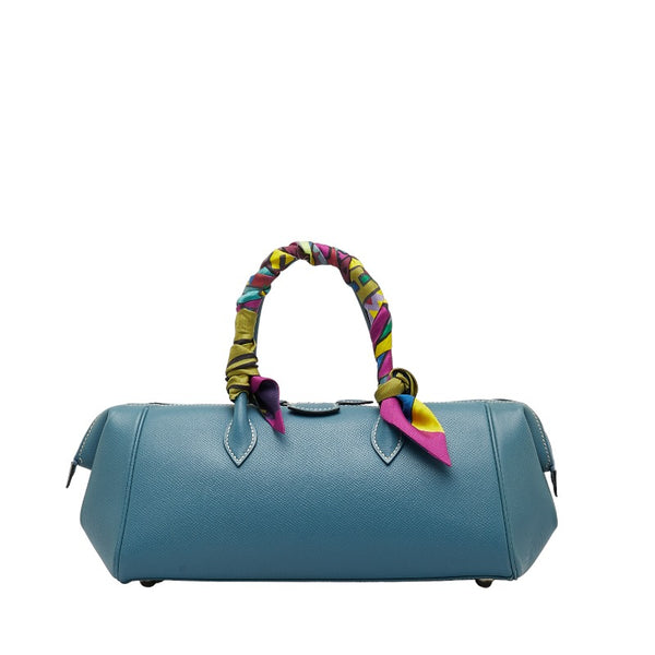 エルメス パリボンベイ ハンドバッグ ブルージーン ヴォーエプソン レディース HERMES 【中古】