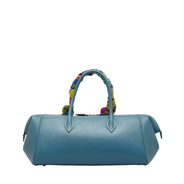 エルメス パリボンベイ ハンドバッグ ブルージーン ヴォーエプソン レディース HERMES 【中古】