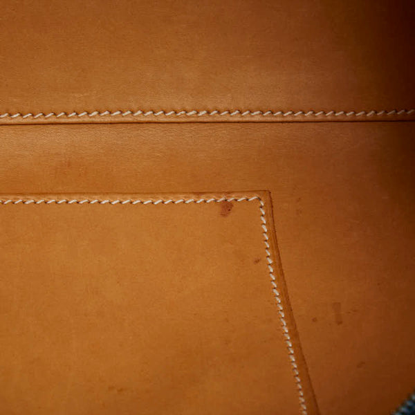 エルメス パリボンベイ ハンドバッグ ブルージーン ヴォーエプソン レディース HERMES 【中古】