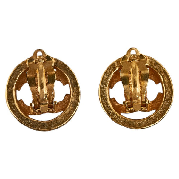 シャネル ココマーク ヴィンテージ イヤリング ゴールド メッキ レディース CHANEL 【中古】