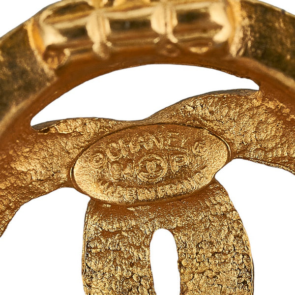 シャネル ココマーク ヴィンテージ イヤリング ゴールド メッキ レディース CHANEL 【中古】