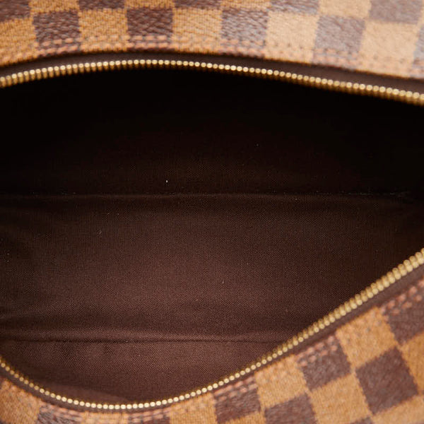 ルイ ヴィトン ダミエ ナヴィグリオ 斜め掛け ショルダーバッグ N45255 ブラウン PVC レザー レディース LOUIS VUITTON 【中古】