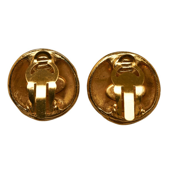 シャネル ココマーク 水引 イヤリング ゴールド メッキ レディース CHANEL 【中古】