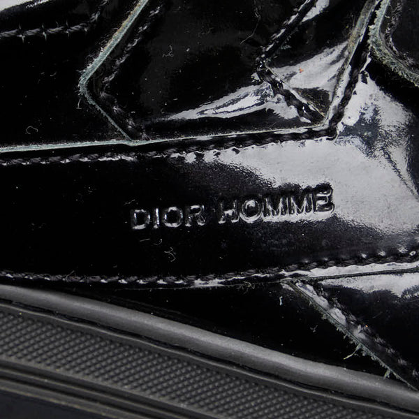 ディオール オム ブーツ ブラック レザー メンズ Dior 【中古】
