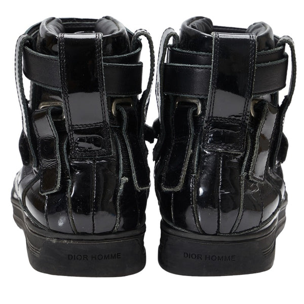 ディオール オム ブーツ ブラック レザー メンズ Dior 【中古】
