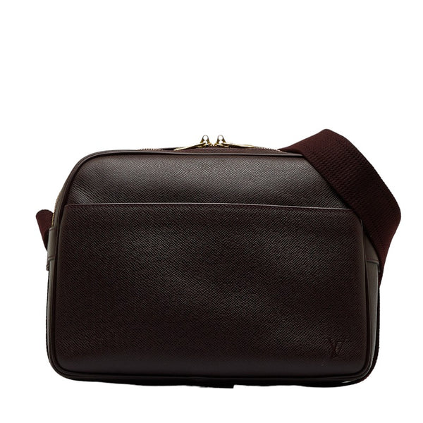 ルイ ヴィトン タイガ リポーターPM 斜め掛け ショルダーバッグ M30156 アカジュー ワインレッド レザー メンズ LOUIS VUITTON 【中古】