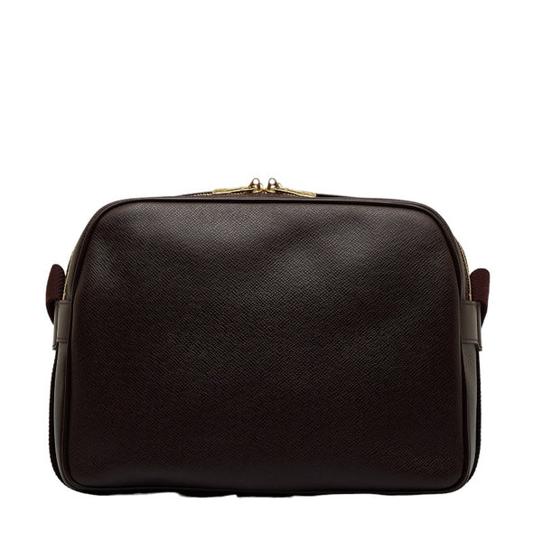 ルイ ヴィトン タイガ リポーターPM 斜め掛け ショルダーバッグ M30156 アカジュー ワインレッド レザー メンズ LOUIS VUITTON 【中古】