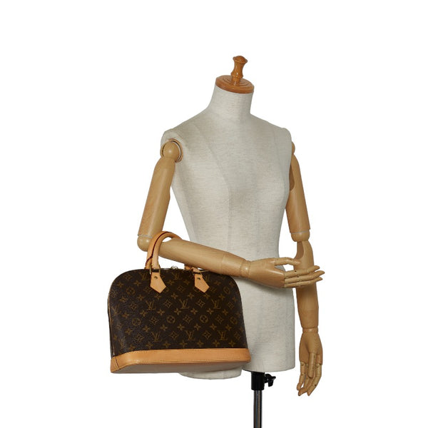 ルイ ヴィトン モノグラム アルマPM ハンドバッグ M51130 ブラウン PVC レザー レディース LOUIS VUITTON 【中古】