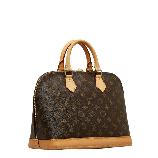 ルイ ヴィトン モノグラム アルマPM ハンドバッグ M51130 ブラウン PVC レザー レディース LOUIS VUITTON 【中古】