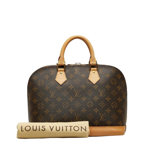 ルイ ヴィトン モノグラム アルマPM ハンドバッグ M51130 ブラウン PVC レザー レディース LOUIS VUITTON 【中古】