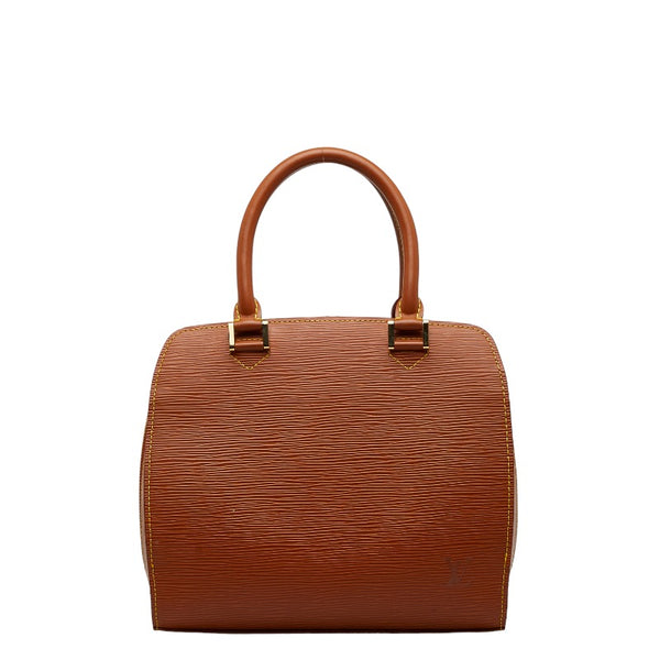 ルイ ヴィトン エピ ポンヌフ ハンドバッグ M52058 ジパングゴールド ブラウン レザー レディース LOUIS VUITTON 【中古】