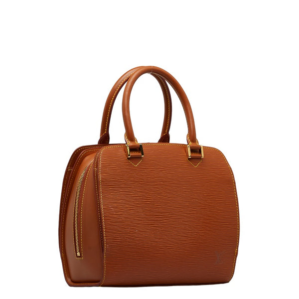 ルイ ヴィトン エピ ポンヌフ ハンドバッグ M52058 ジパングゴールド ブラウン レザー レディース LOUIS VUITTON 【中古】