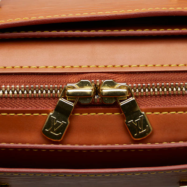 ルイ ヴィトン エピ ポンヌフ ハンドバッグ M52058 ジパングゴールド ブラウン レザー レディース LOUIS VUITTON 【中古】