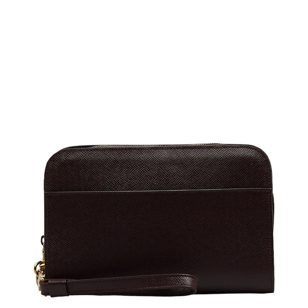 ルイ ヴィトン タイガ バイカル セカンドバッグ クラッチバッグ M30186 アカジュー ブラウン レザー メンズ LOUIS VUITTON 【中古】