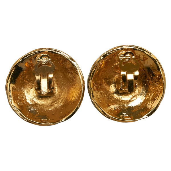 シャネル ココマーク ウズマキ イヤリング ゴールド メッキ レディース CHANEL 【中古】