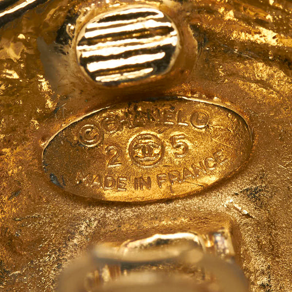 シャネル ココマーク ウズマキ イヤリング ゴールド メッキ レディース CHANEL 【中古】