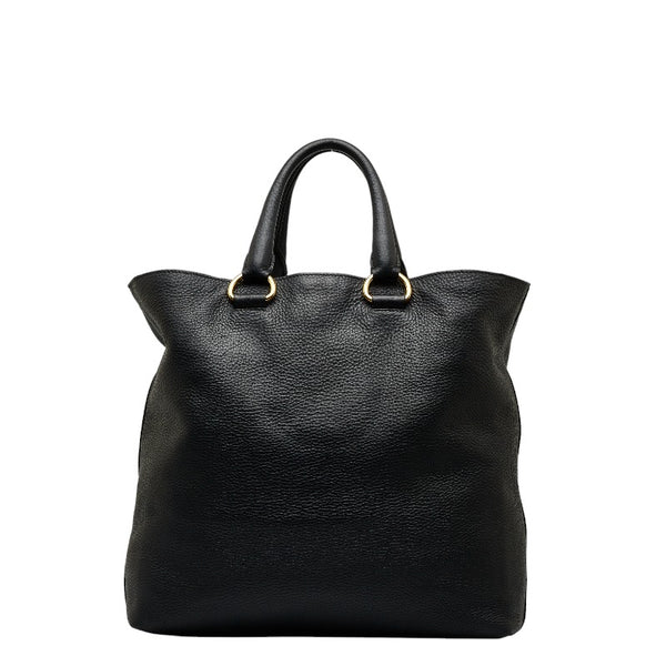 プラダ ハンドバッグ ショルダーバッグ 2WAY ブラック レザー レディース PRADA 【中古】