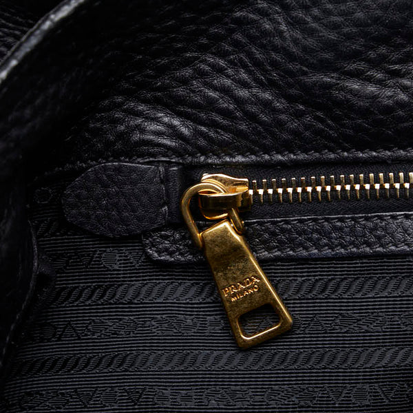 プラダ ハンドバッグ ショルダーバッグ 2WAY ブラック レザー レディース PRADA 【中古】