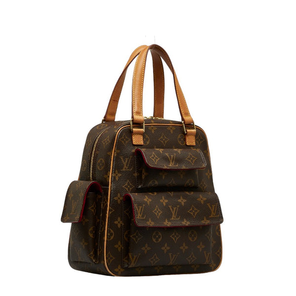 ルイ ヴィトン モノグラム エクサントリ シテ ハンドバッグ M51161 ブラウン PVC レザー レディース LOUIS VUITTON 【中古】