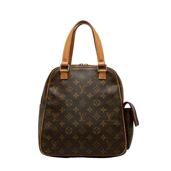 ルイ ヴィトン モノグラム エクサントリ シテ ハンドバッグ M51161 ブラウン PVC レザー レディース LOUIS VUITTON 【中古】