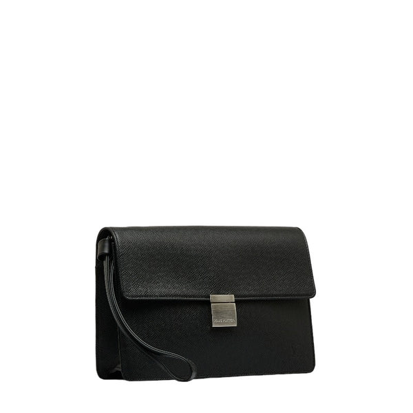 ルイ ヴィトン タイガ セレンガ クラッチバッグ セカンドバック M30782 アルドワーズ ブラック レザー レディース LOUIS VUITTON 【中古】
