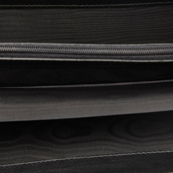 グッチ グッチシマ ラウンドファスナー 長財布 449364 ブラック レザー レディース GUCCI 【中古】