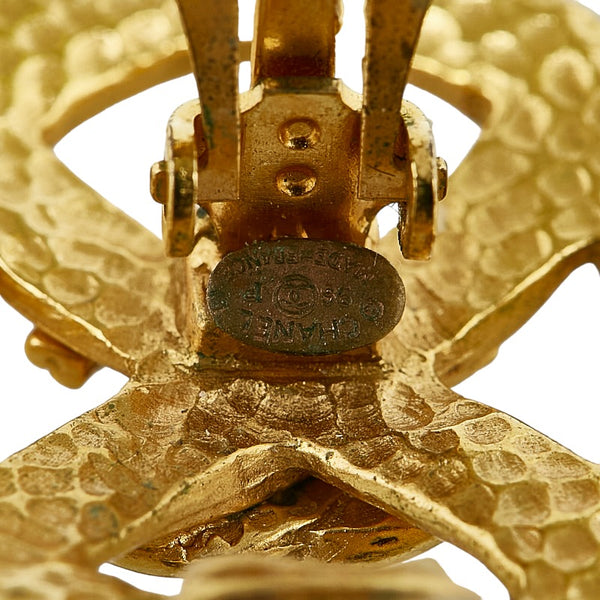 シャネル ココマーク イヤリング ゴールド メッキ レディース CHANEL 【中古】