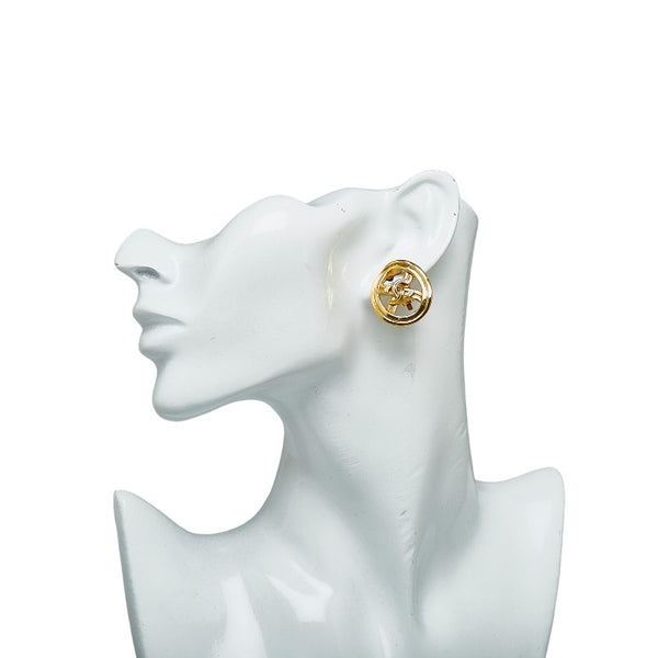 シャネル ココマーク イヤリング ゴールド メッキ レディース CHANEL 【中古】