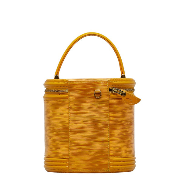 ルイ ヴィトン エピ カンヌ ハンドバッグ バニティバッグ M48039 タッシリイエロー レザー レディース LOUIS VUITTON 【中古】