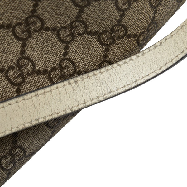 グッチ GGスプリーム パドロック ゴールド金具 チェーン ショルダーバッグ トートバッグ 479197 ベージュ アイボリー PVC レザー レディース GUCCI 【中古】