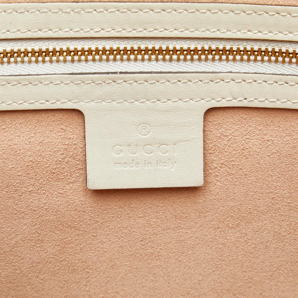 グッチ GGスプリーム パドロック ゴールド金具 チェーン ショルダーバッグ トートバッグ 479197 ベージュ アイボリー PVC レザー レディース GUCCI 【中古】