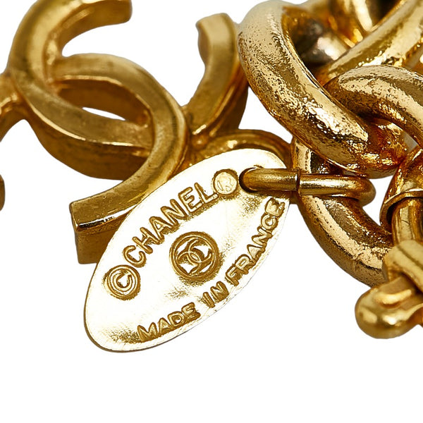 シャネル ココマーク キルティング ブレスレット ゴールド メッキ レディース CHANEL 【中古】