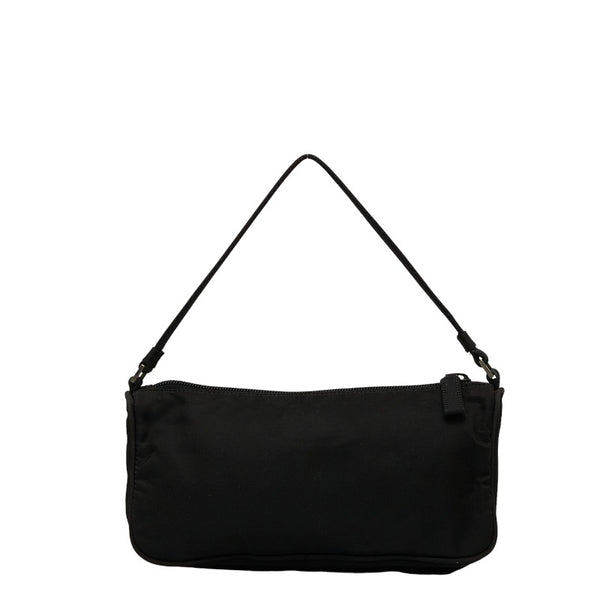プラダ ハンドポーチ ブラック ナイロン レディース PRADA 【中古】