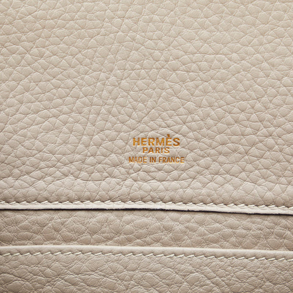 エルメス シェルパGM リュック バックパック トゥルティールグレー トゴ レディース HERMES 【中古】