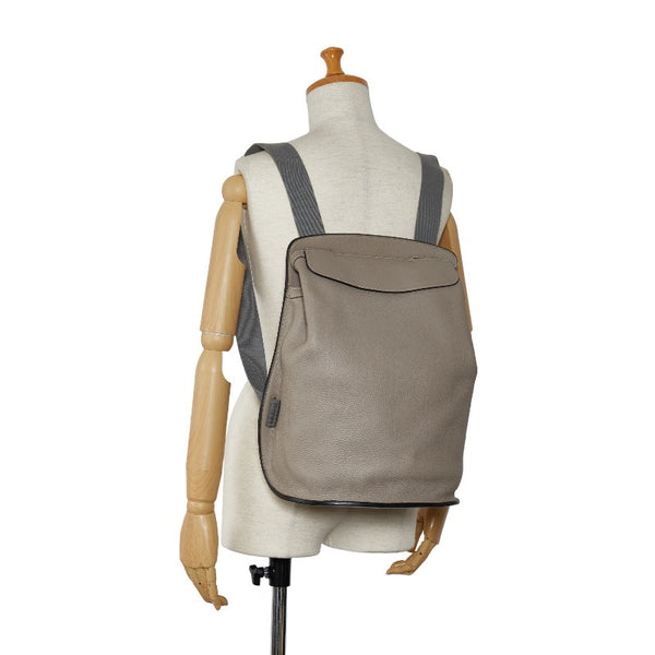 エルメス シェルパGM リュック バックパック トゥルティールグレー トゴ レディース HERMES 【中古】