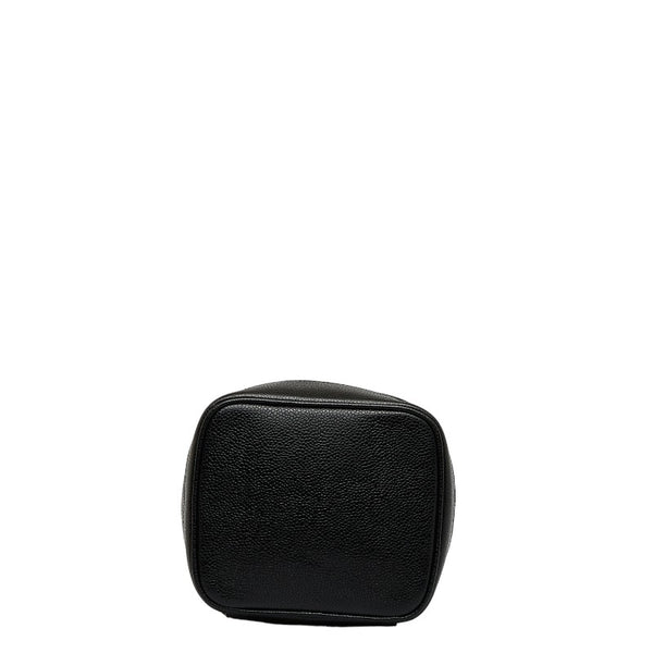 シャネル ココマーク バニティバッグ ブラック ゴールド キャビアスキン レディース CHANEL 【中古】