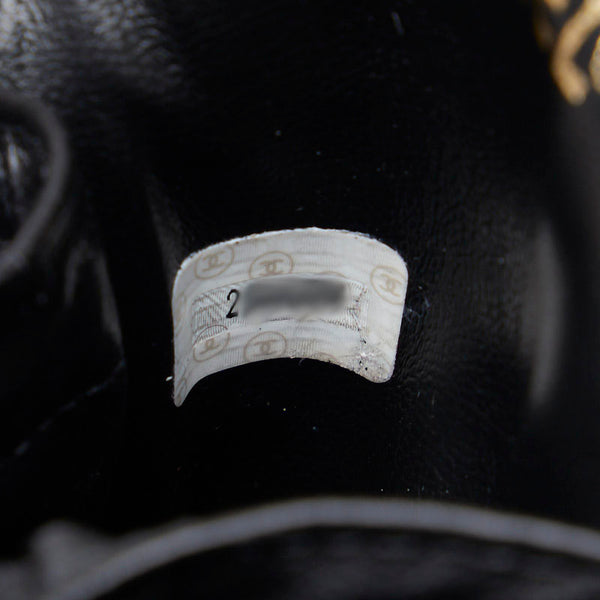 シャネル ココマーク バニティバッグ ブラック ゴールド キャビアスキン レディース CHANEL 【中古】