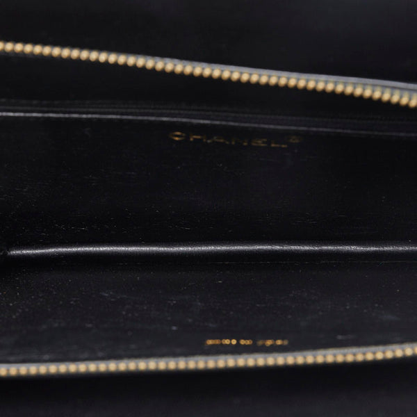 シャネル マトラッセ ココマーク フリンジ ゴールド金具 チェーン ショルダーバッグ ブラック ラムスキン レディース CHANEL 【中古】