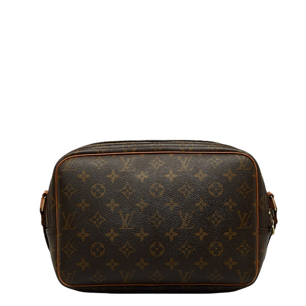 ルイ ヴィトン モノグラム  リポーターPM 斜め掛け ショルダーバッグ  M45254 ブラウン PVC レザー レディース LOUIS VUITTON 【中古】