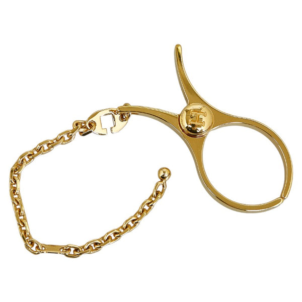 エルメス フィルー  グローブホルダー ゴールド メッキ レディース HERMES 【中古】