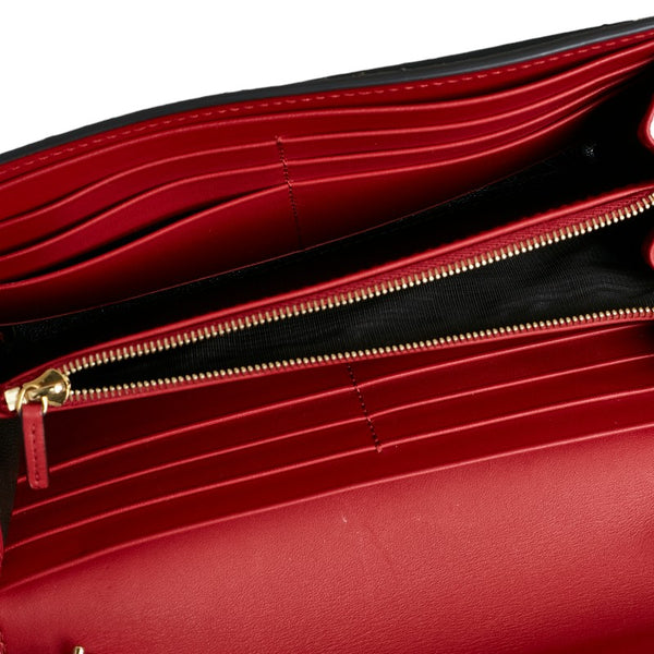 グッチ チェーン ウォレット 長財布 453506 ベージュ パイソン レザー レディース GUCCI 【中古】