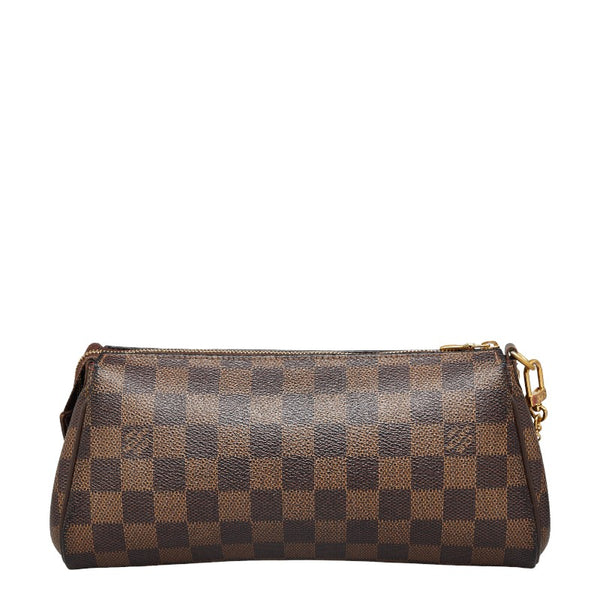 ルイ ヴィトン ダミエ エヴァ チェーン ハンドバッグ ショルダーバッグ 2WAY N55213 ブラウン PVC レザー レディース LOUIS VUITTON 【中古】