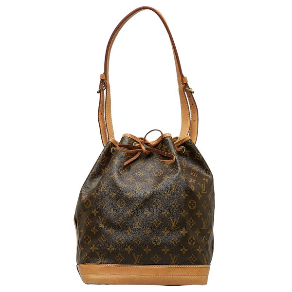 ルイ ヴィトン モノグラム ノエ ショルダーバッグ M42224 ブラウン PVC レザー レディース LOUIS VUITTON 【中古】